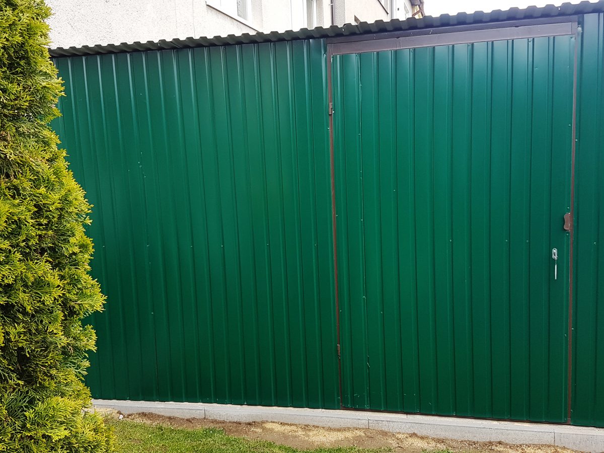 Zahradní domek 5x3m - tmavo zelená