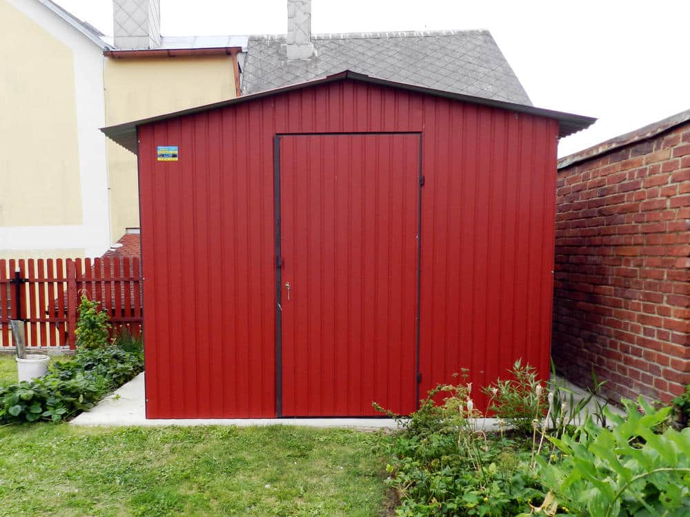 Zahradni domek 3x3 m - červený