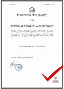 certificates 2018