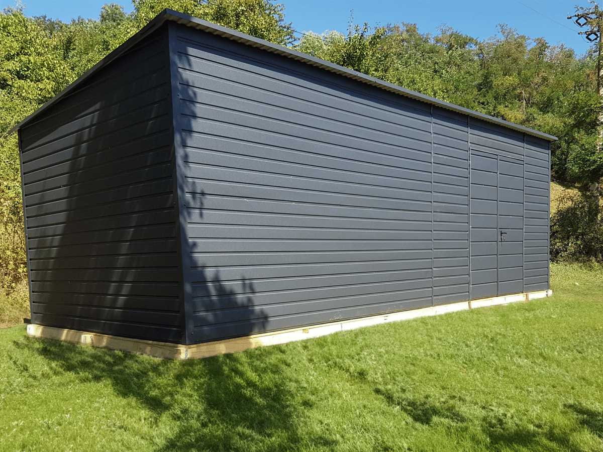 Căsuță de grădină 7x3 m – grafit inchis mat 2