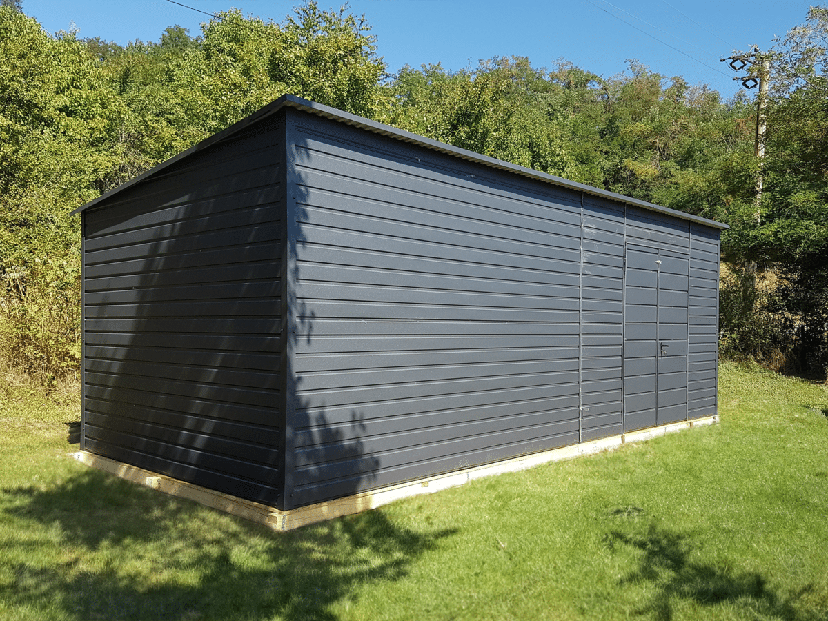 Căsuță de grădină 7x3 m – grafit inchis mat 3